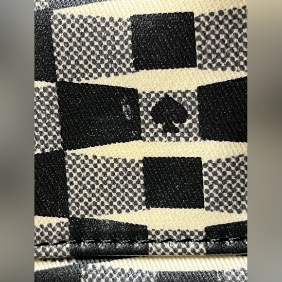 Kate Spade New York Signature Spade Black Cream Handbag ♠️❤️ - Picture 11 of 13